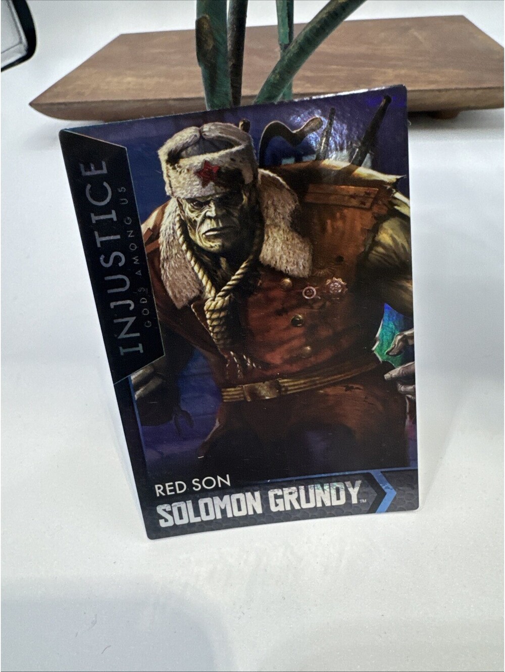Injustice Arcade Game Card Standard Version Solomon Grundy Red Son Series 2